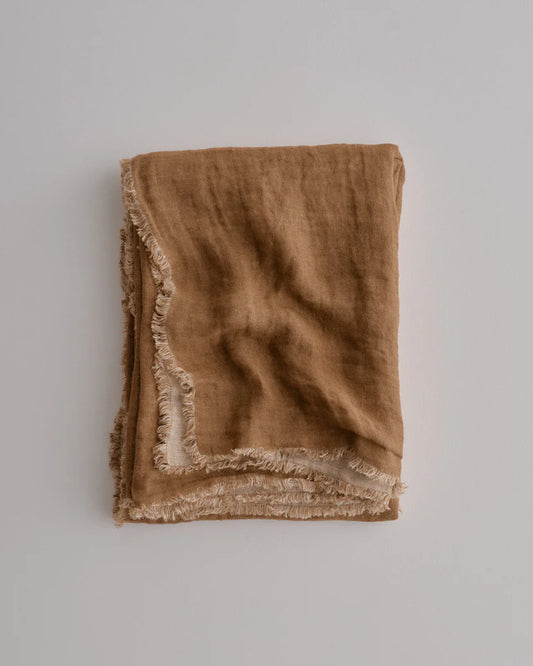 Hale Mercantile 'Crush' Double Linen Throw Blanket
