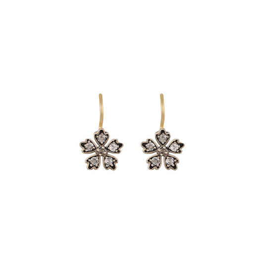 Fine French Gold Earrings - 'Daisy'