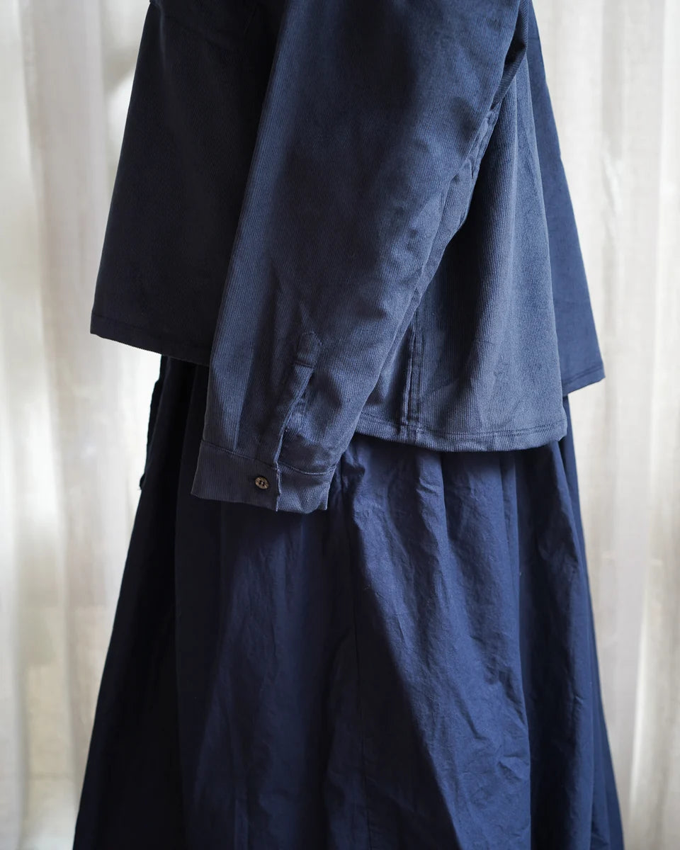 Metta Indra Shirt Soft Corduroy - Navy