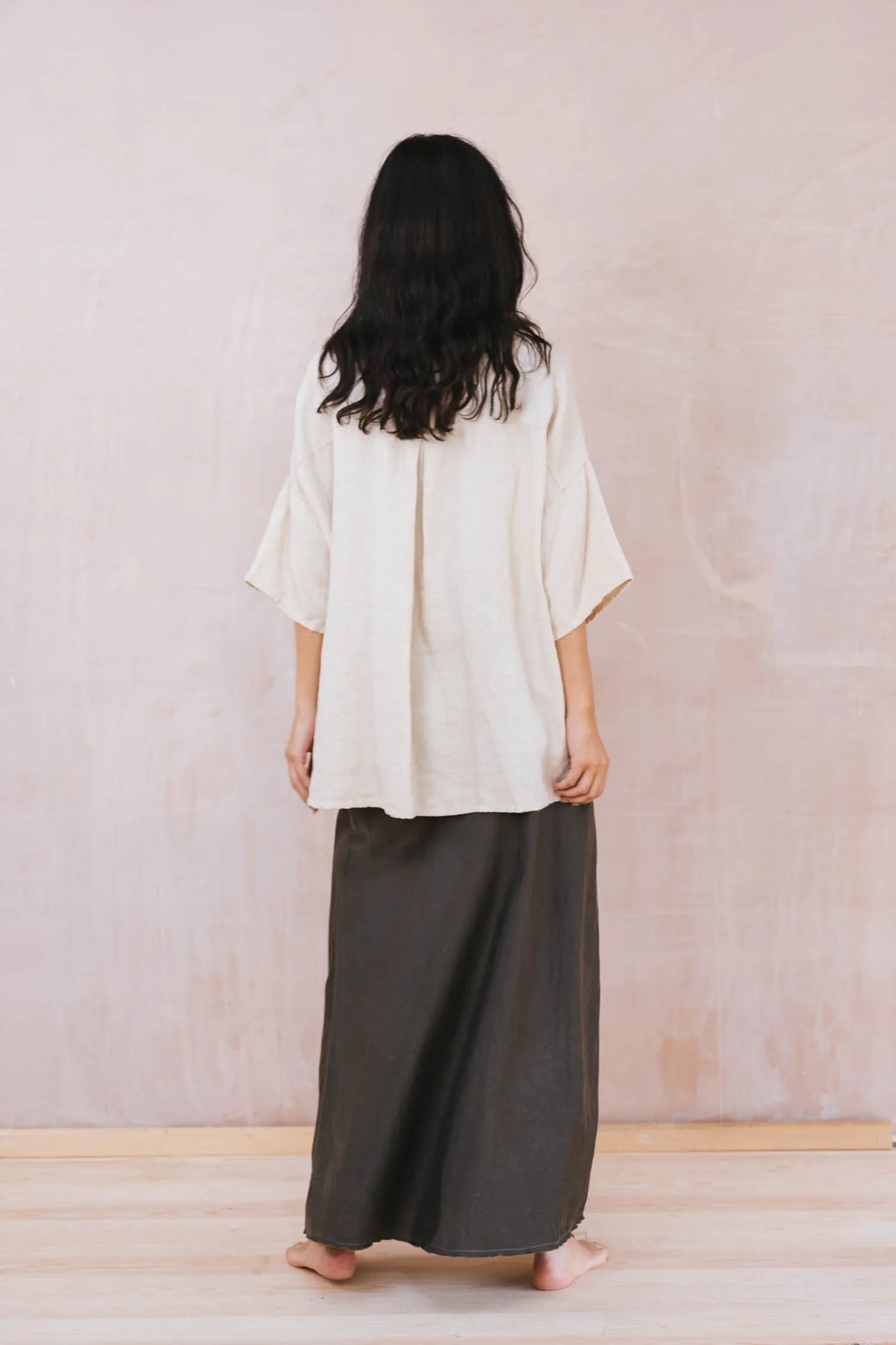 Sula Easy Linen Shirt - Cream