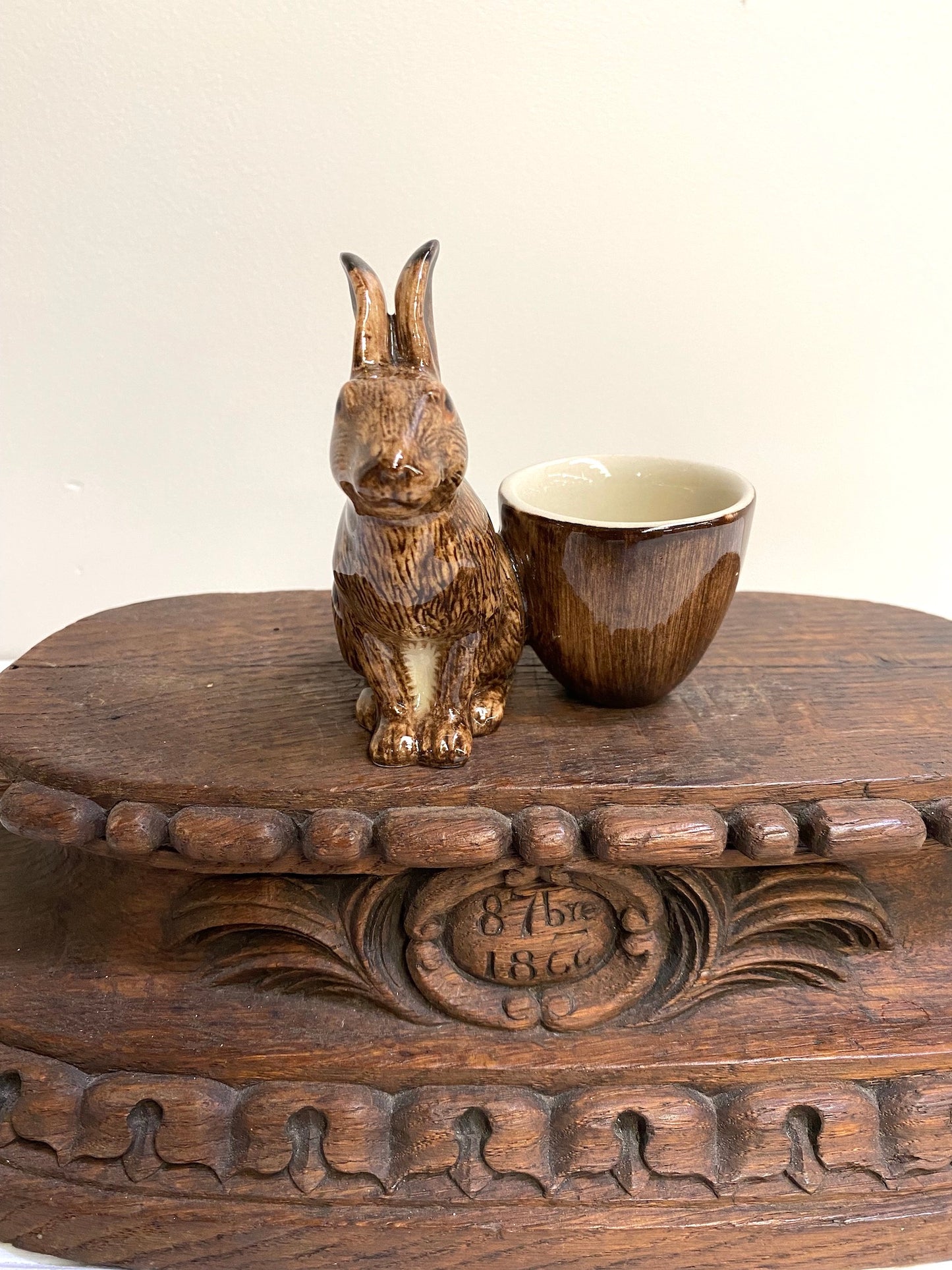 English Hare Egg Cup