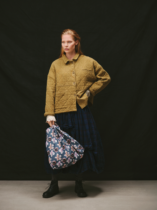 Ewa i Walla 'Agnhild' Quilted Jacket In Butternut