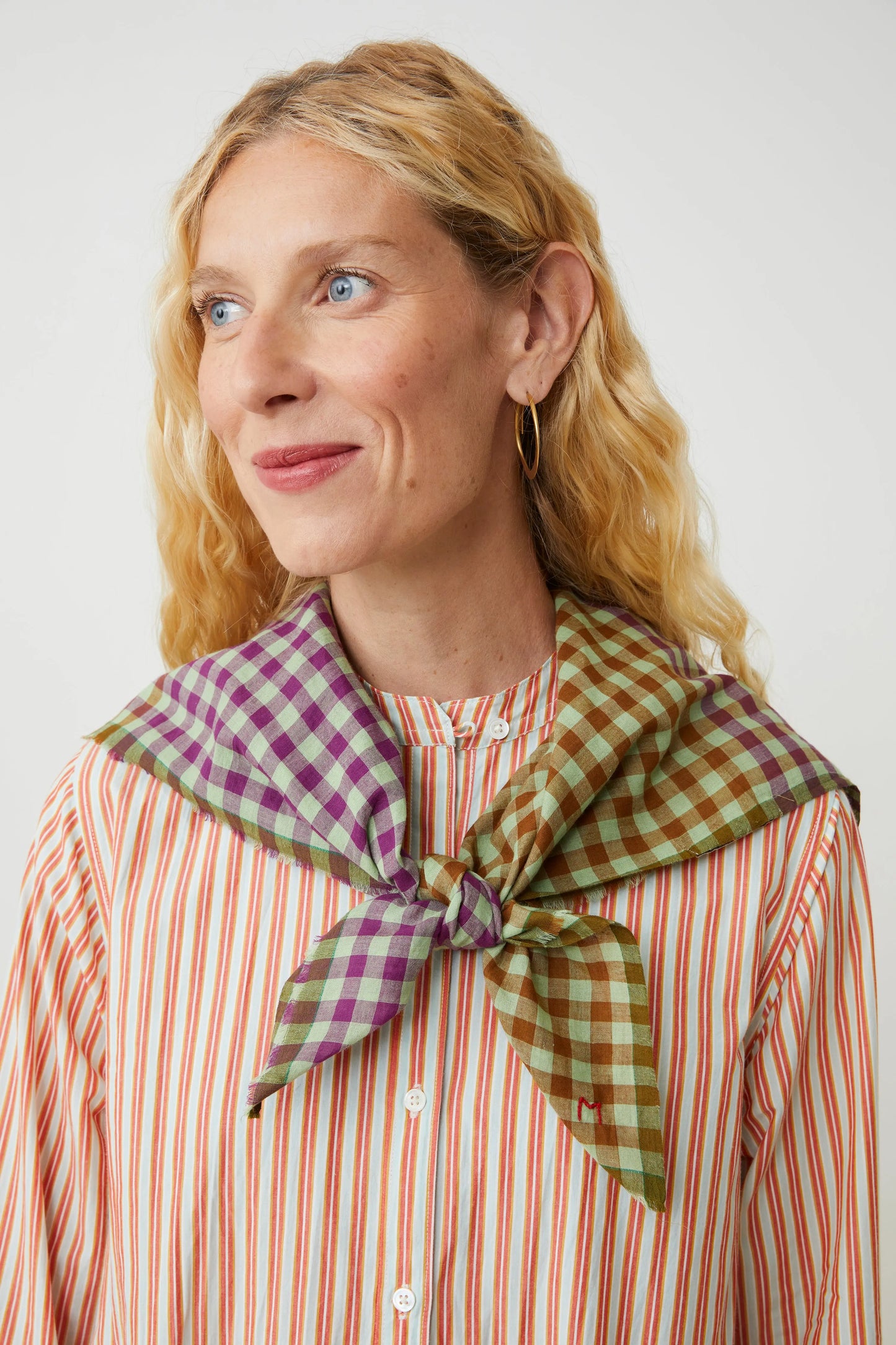 French Cotton Scarf 'Poem' In Amazon