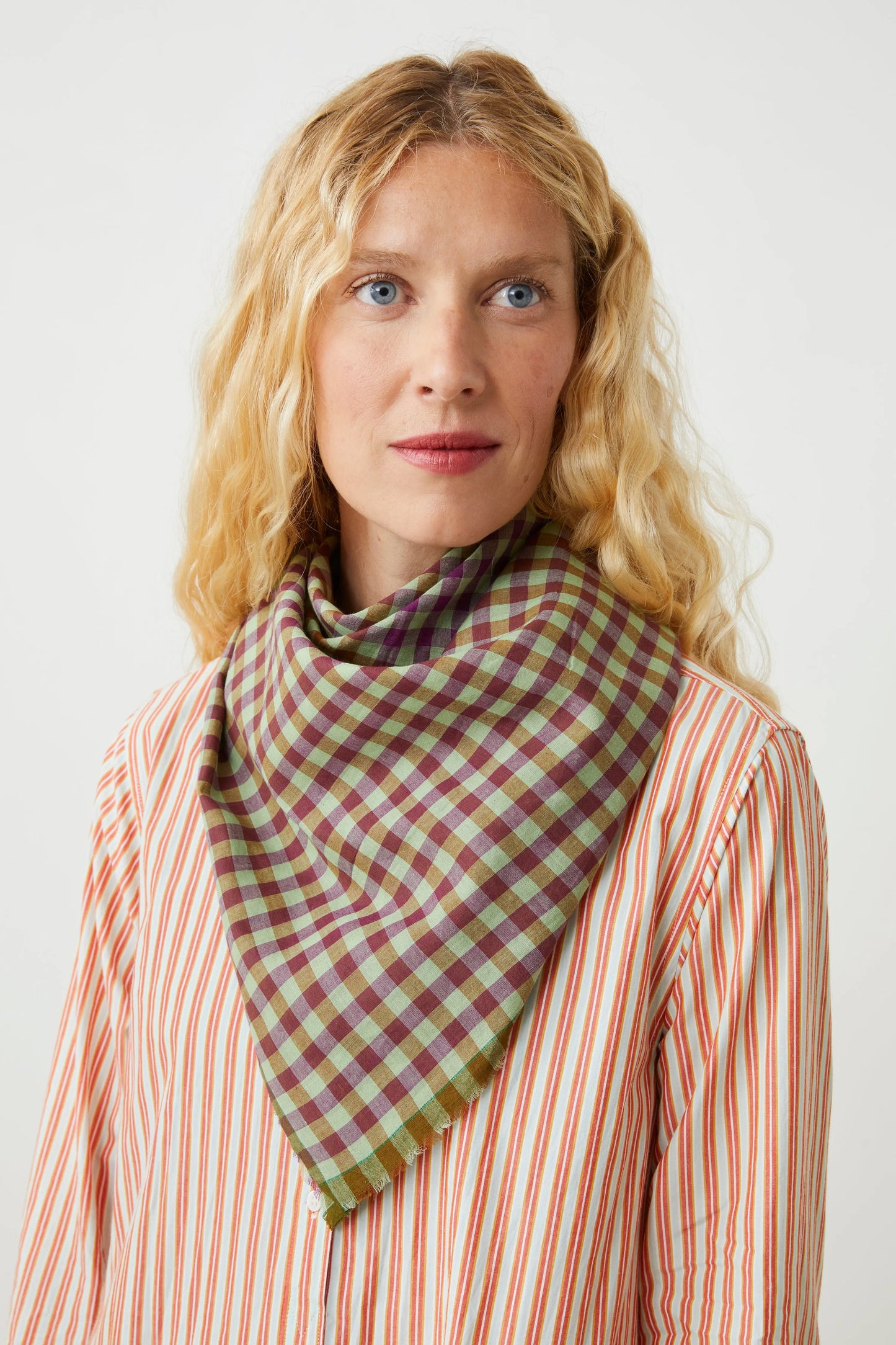 French Cotton Scarf 'Poem' In Amazon