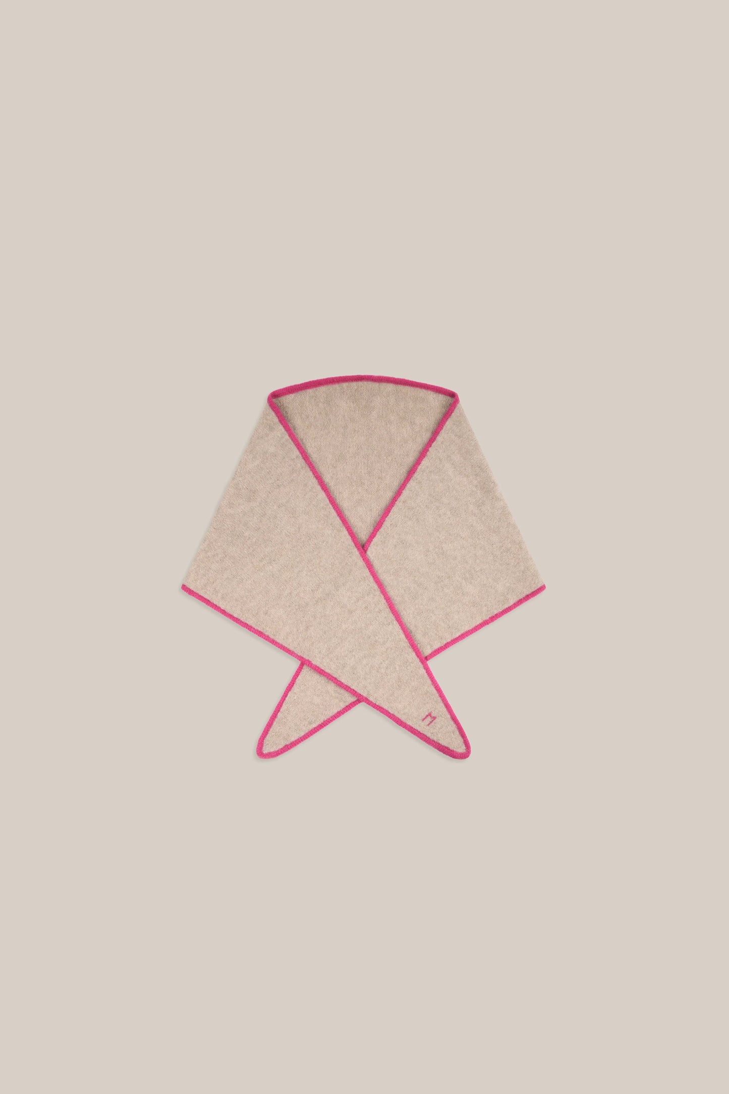 Moismont French Alpaca Scarf 'Elly' In Lipstick Cord