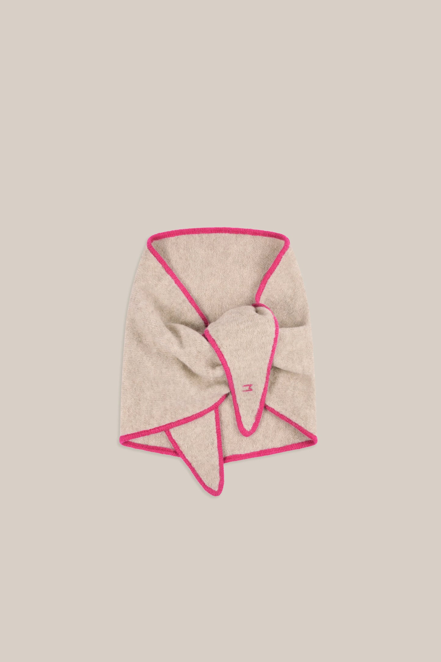 Moismont French Alpaca Scarf 'Elly' In Lipstick Cord