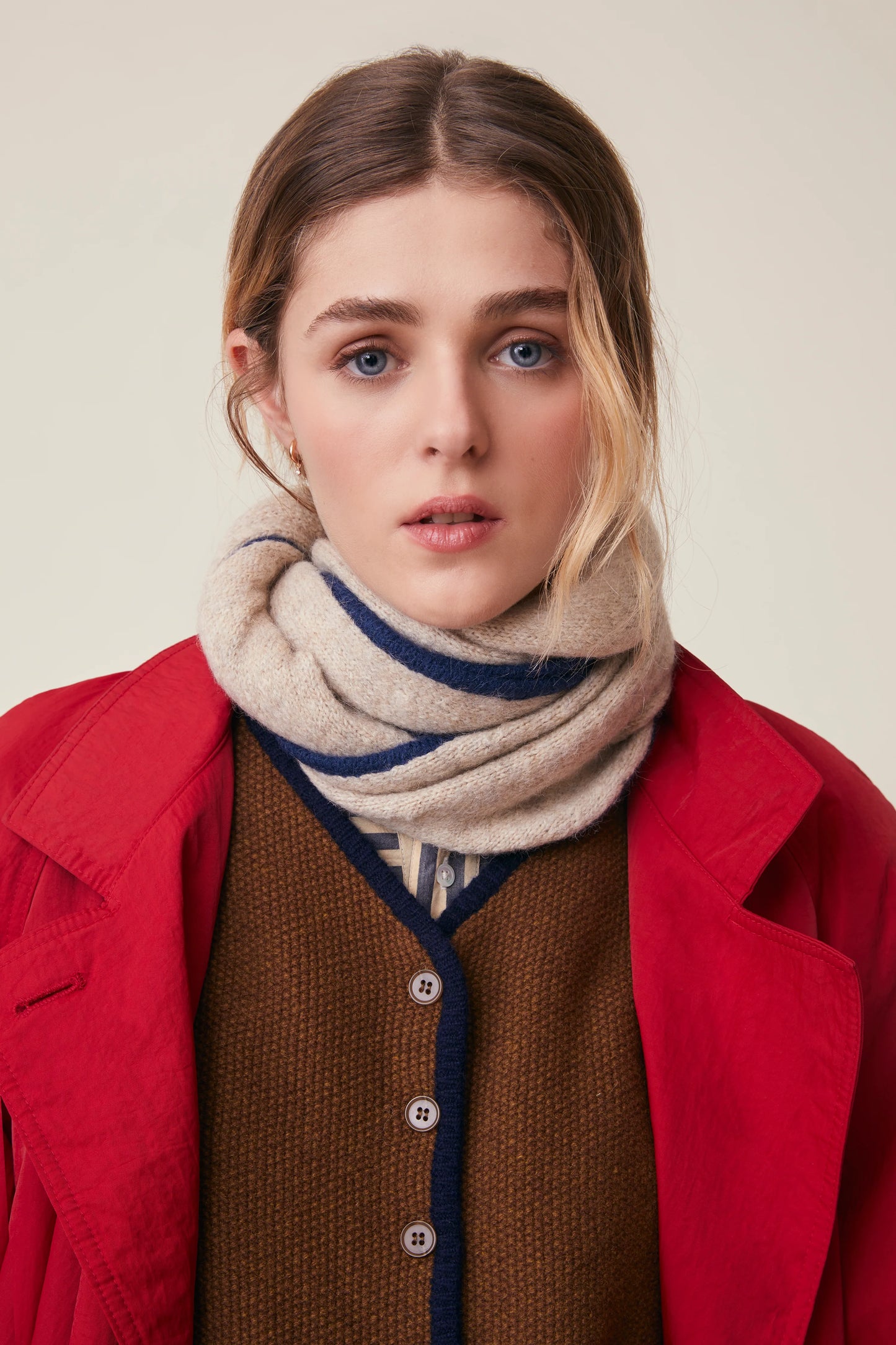 Moismont French Alpaca Scarf 'Elly' In Comedia