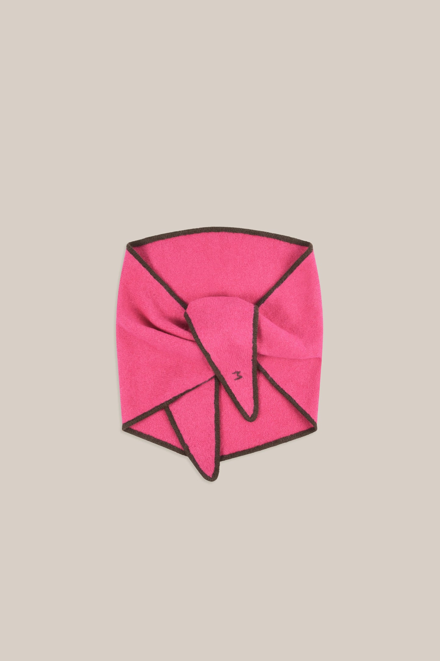 Moismont French Alpaca Scarf 'Elly' In Lipstick