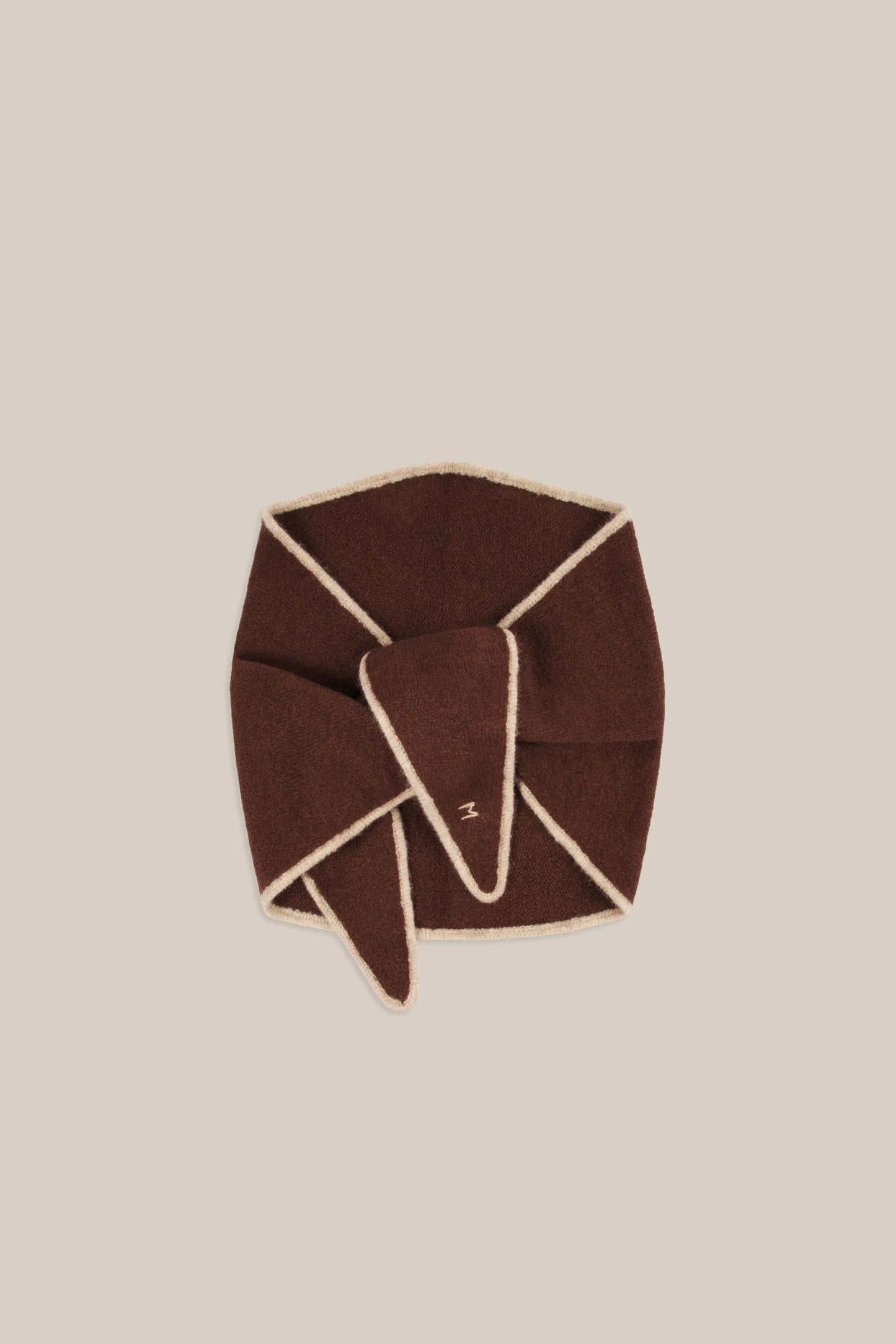 Moismont French Alpaca Scarf 'Elly' In Violin