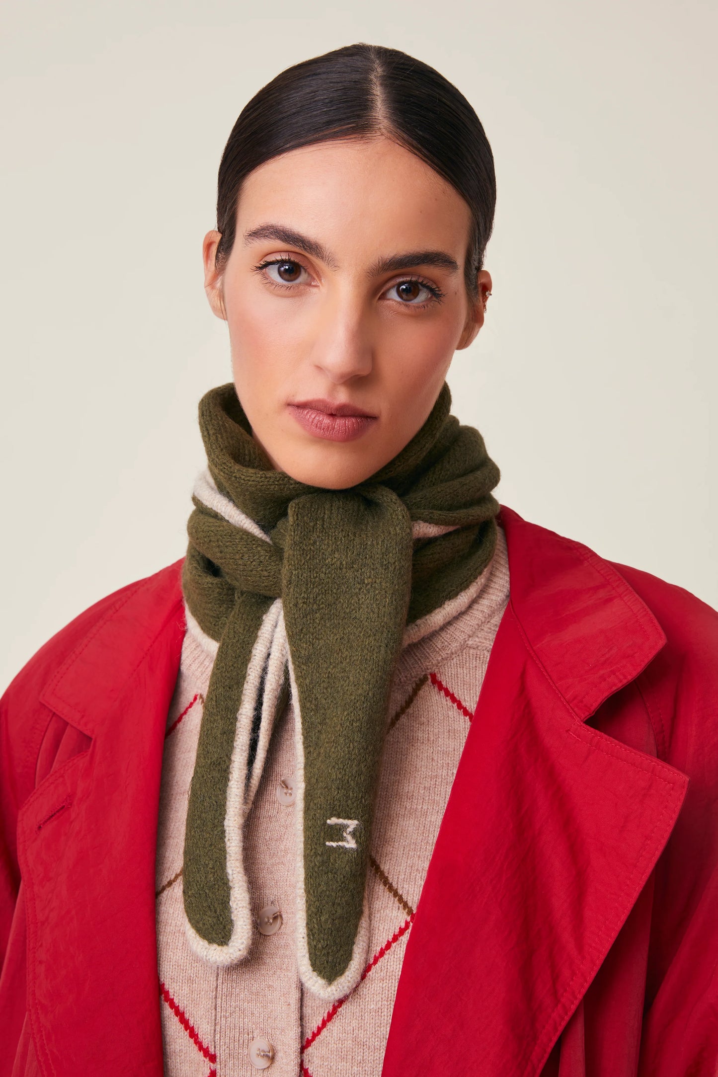 Moismont French Alpaca Scarf 'Elly' In Country