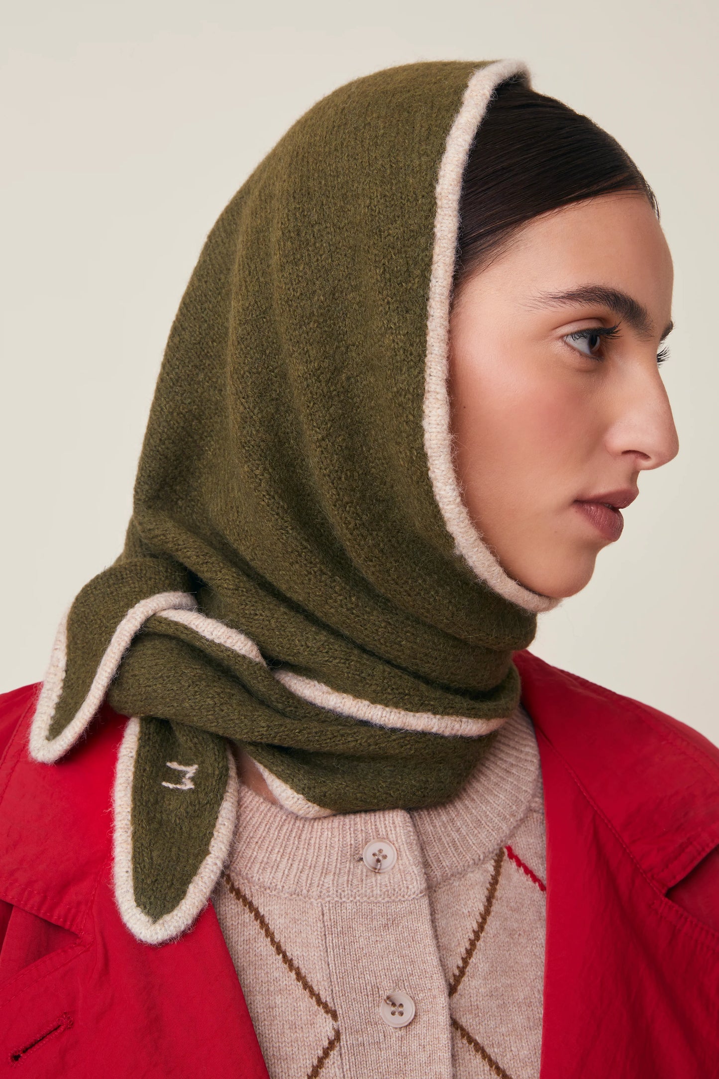 Moismont French Alpaca Scarf 'Elly' In Country