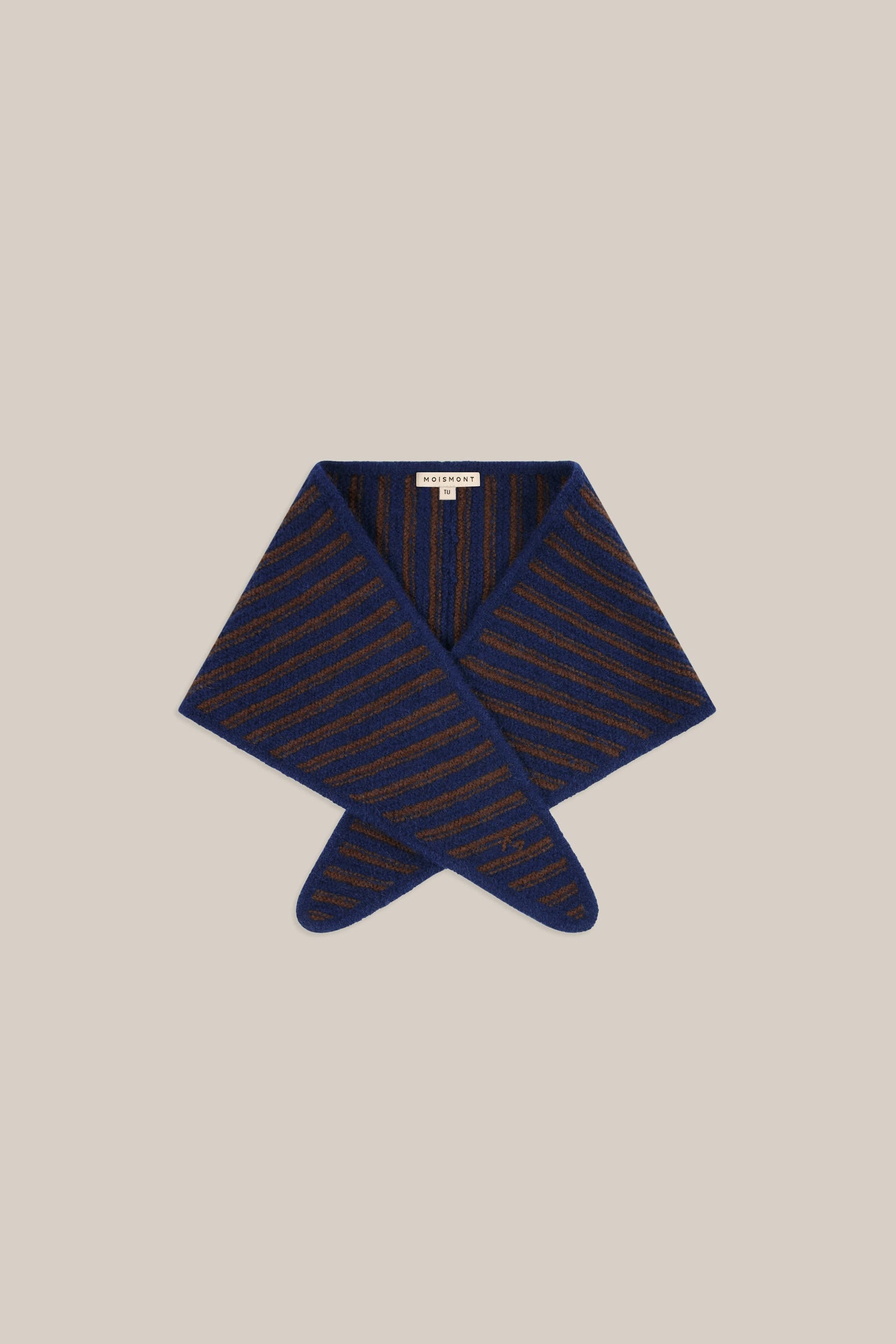 Moismont French Alpaca Scarf 'Fanfan' In Comedia Stripes