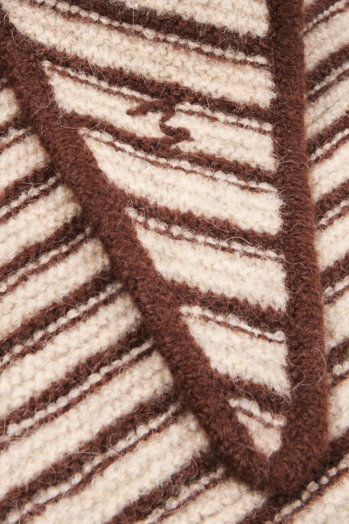 Moismont French Alpaca Scarf 'Fanfan' In Violin Stripes