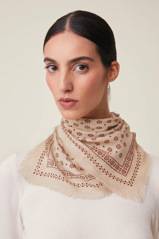 Moismont French Wool Scarf 'Olaf' In Western