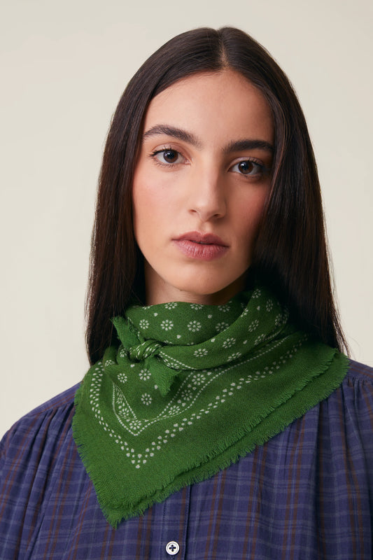 Moismont French Wool Scarf 'Olaf' In Folk