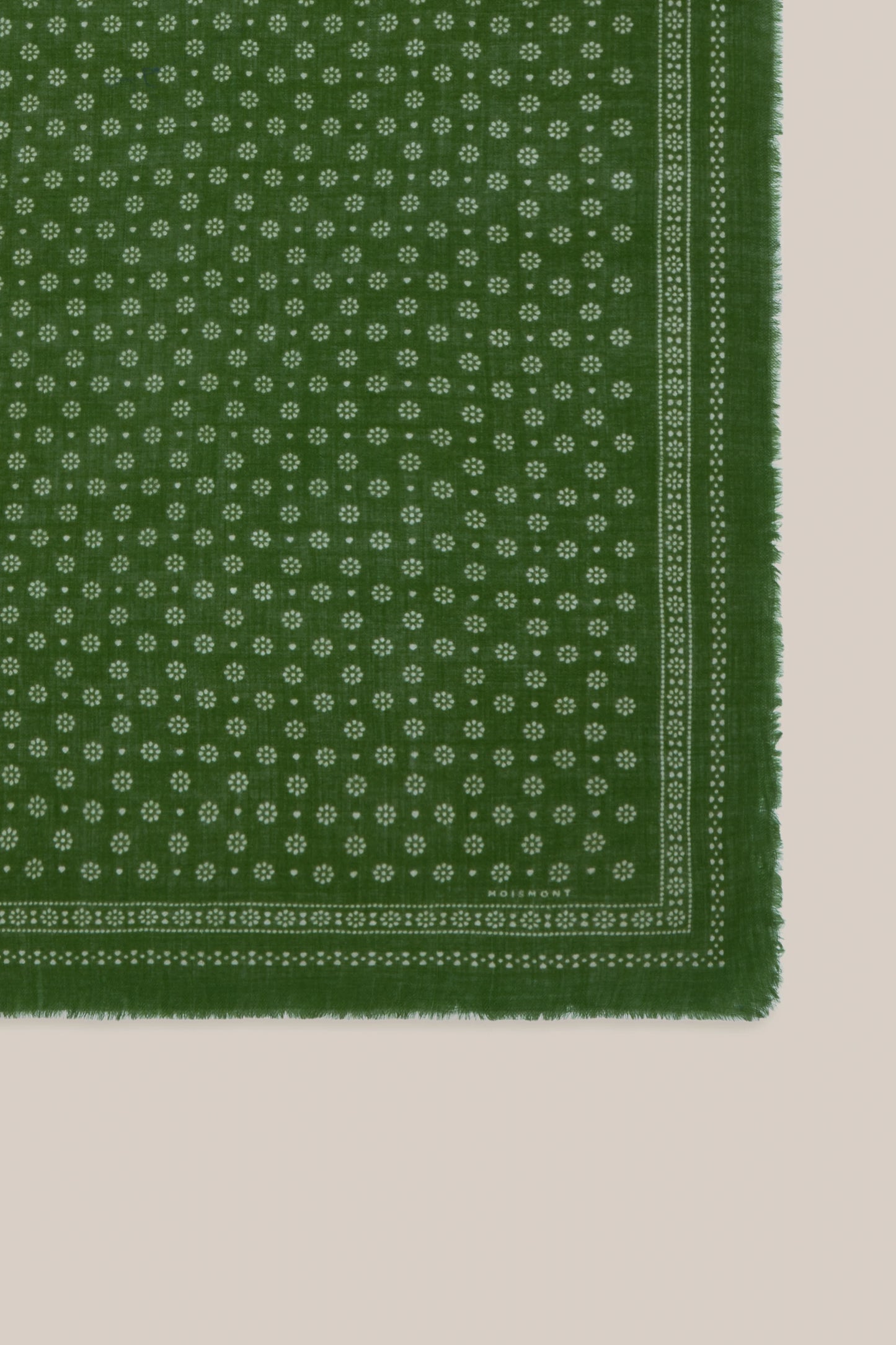 Moismont French Wool Scarf 'Olaf' In Folk