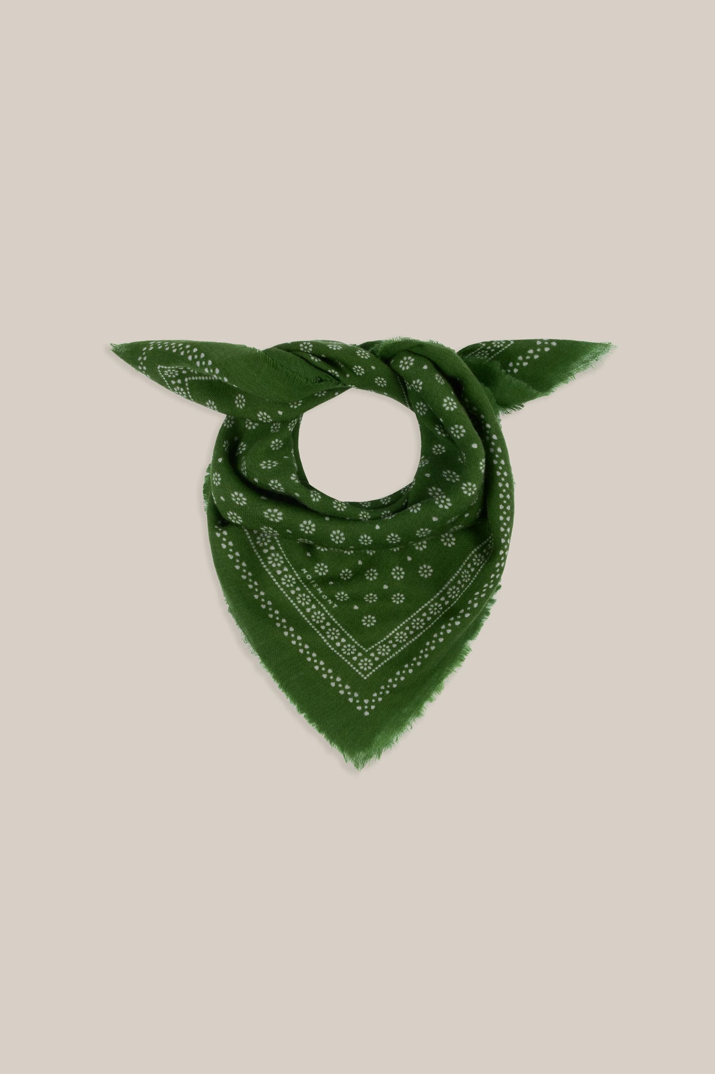 Moismont French Wool Scarf 'Olaf' In Folk