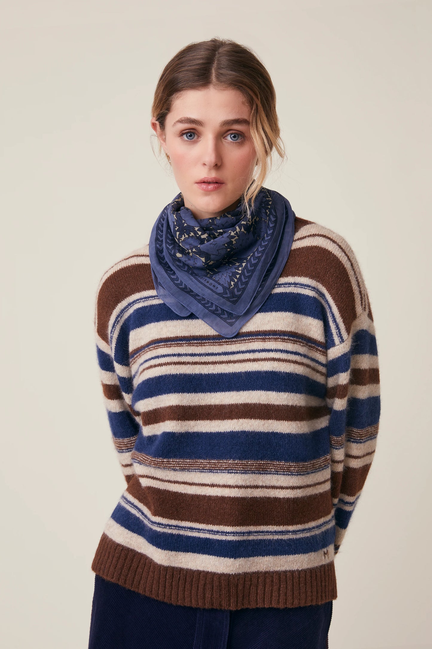 Moismont French Cotton Scarf 'Ajmer' In Tragedy