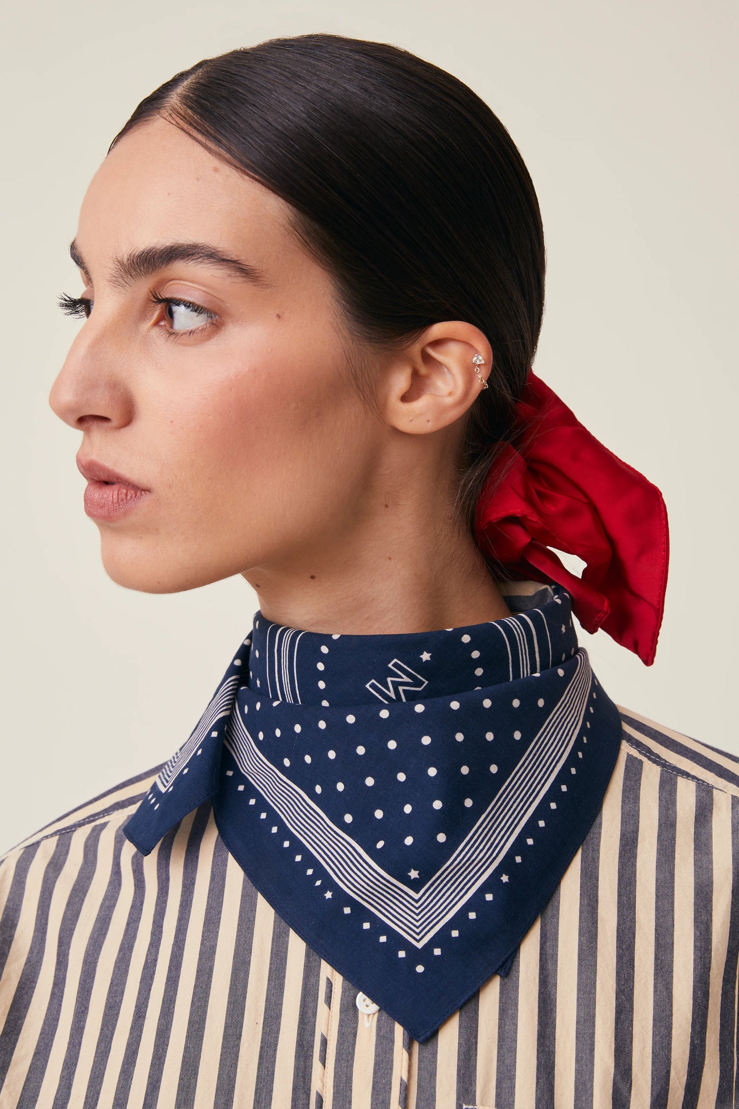 Moismont French Cotton Scarf 'Allegra' In Comedia