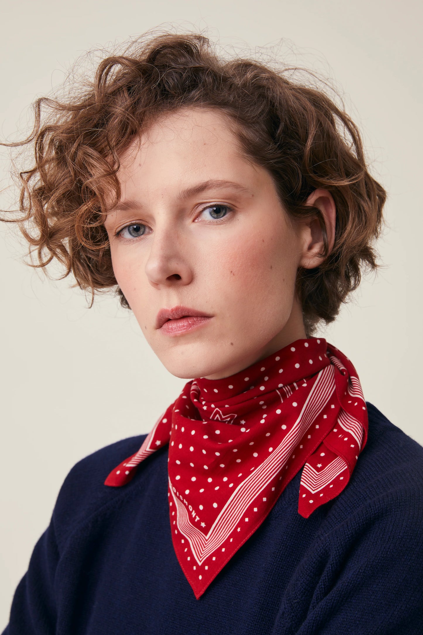 Moismont French Cotton Scarf 'Allegra' In Theater