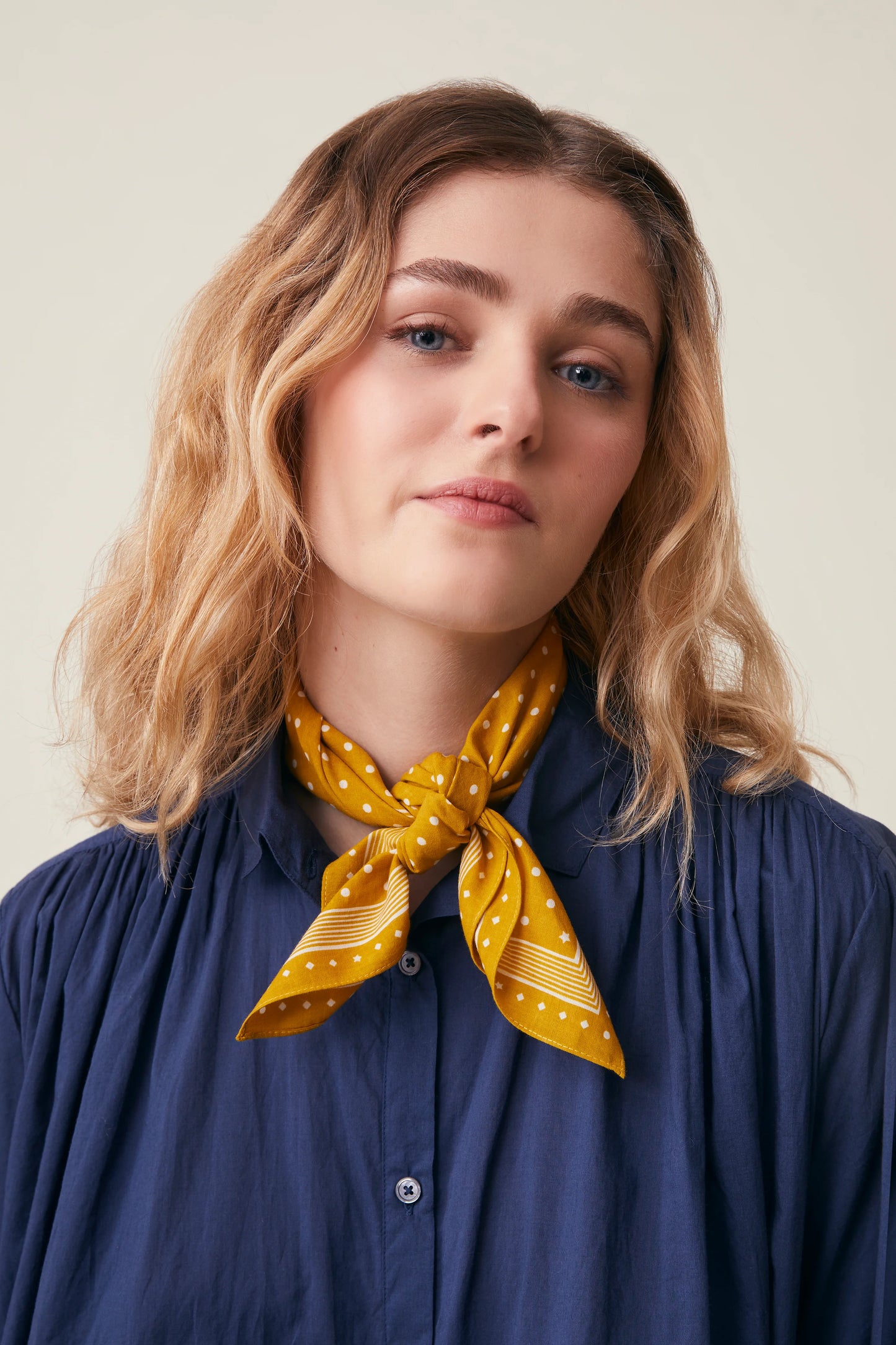 Moismont French Cotton Scarf 'Allegra' In Farandole