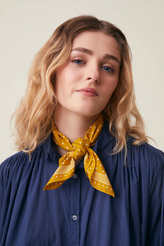 Moismont French Cotton Scarf 'Allegra' In Farandole