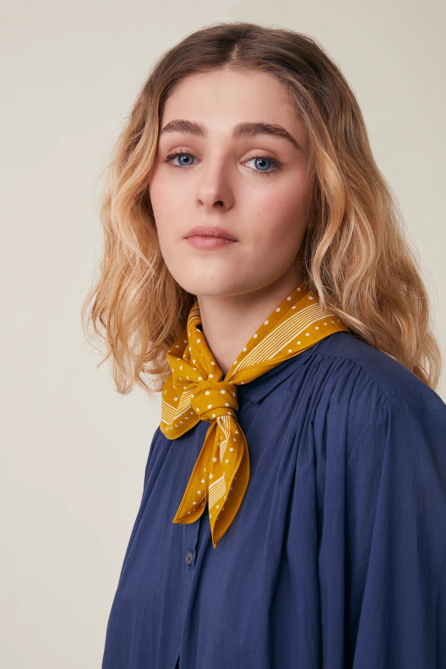 Moismont French Cotton Scarf 'Allegra' In Farandole