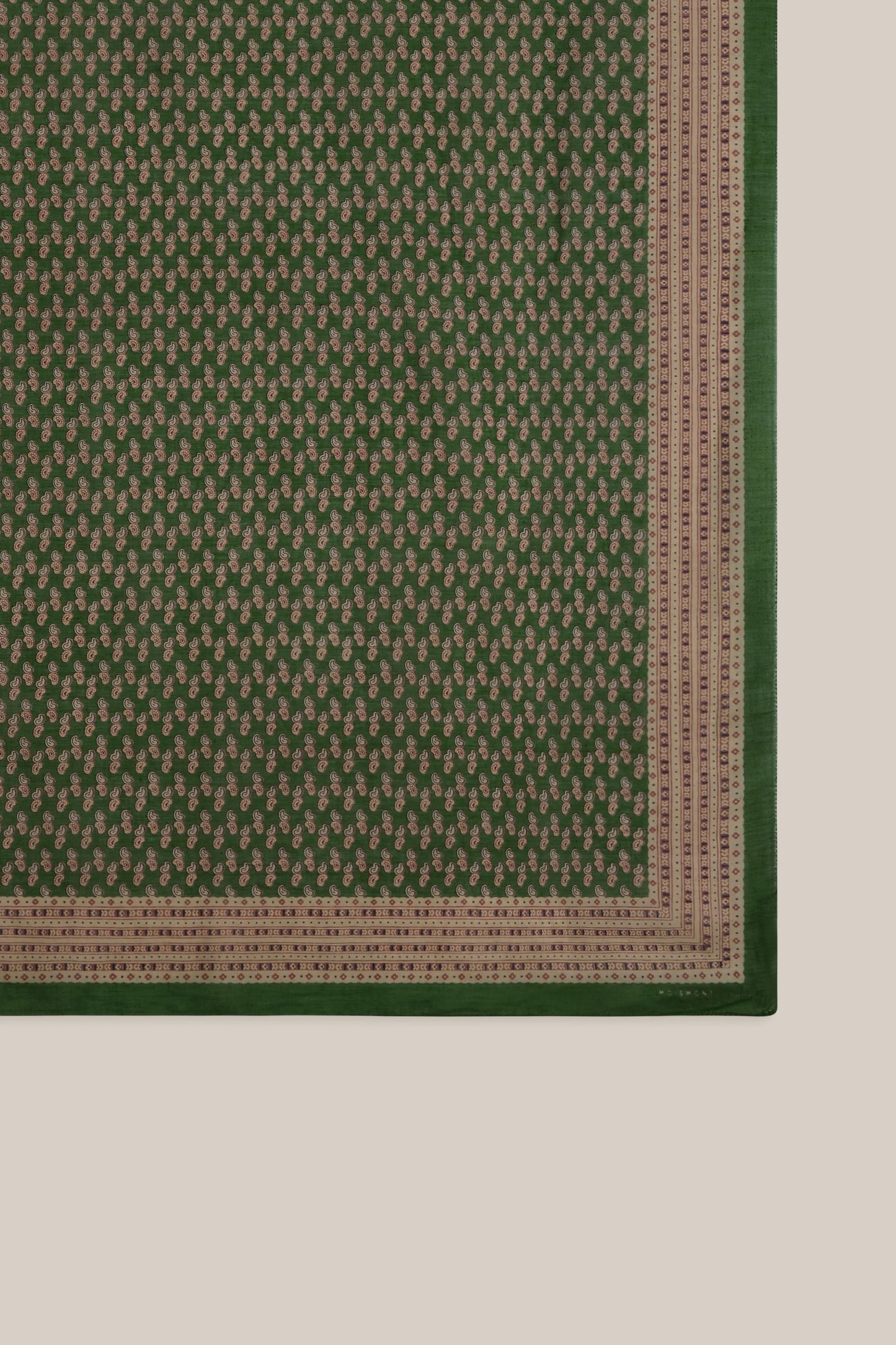 Moismont French Cotton Scarf 'Phedre' In Folk