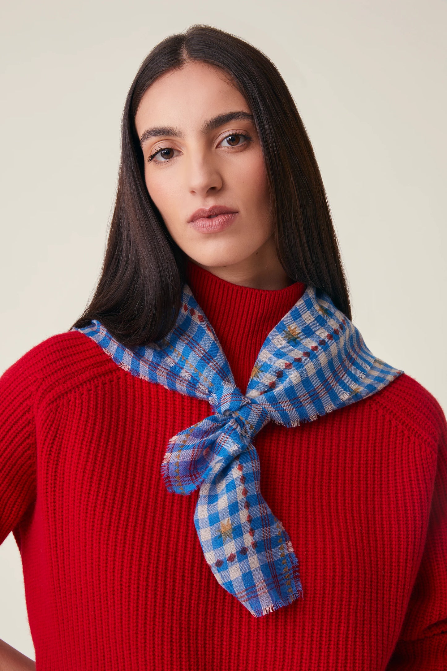 Moismont French Wool Scarf 'Galopin' In Circus