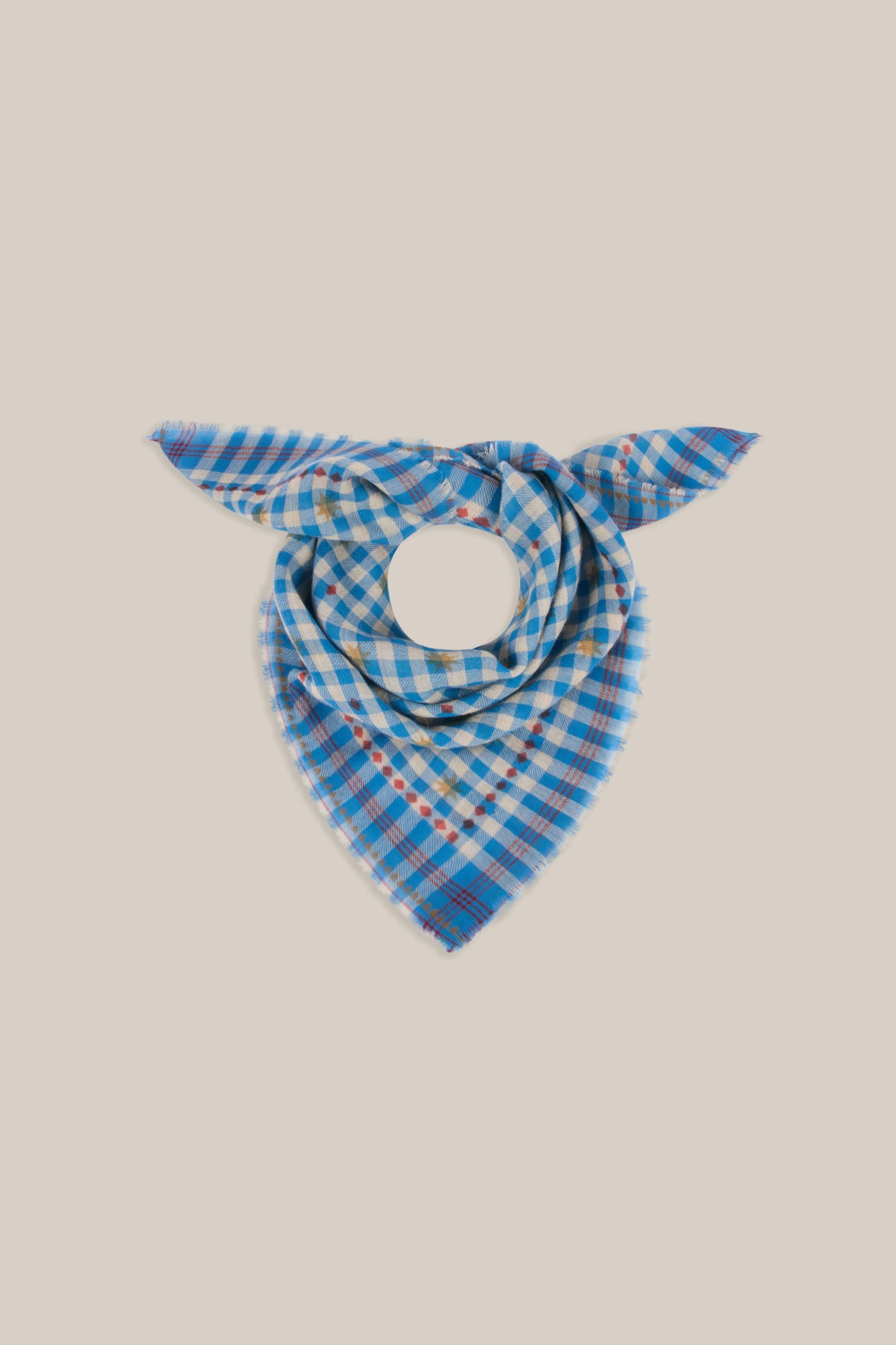 Moismont French Wool Scarf 'Galopin' In Circus