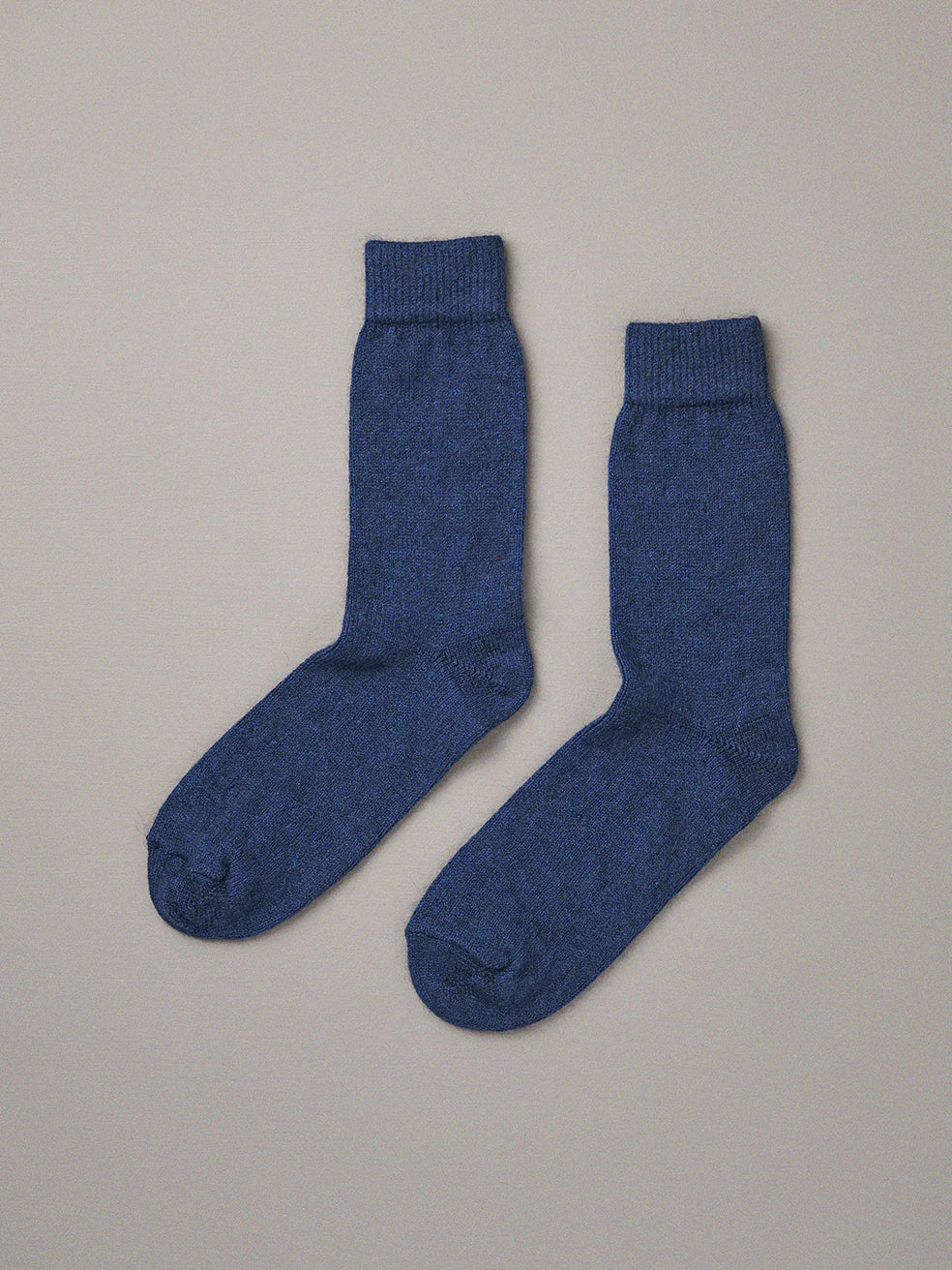 Francie Possum Merino Socks - Cobalt Blue