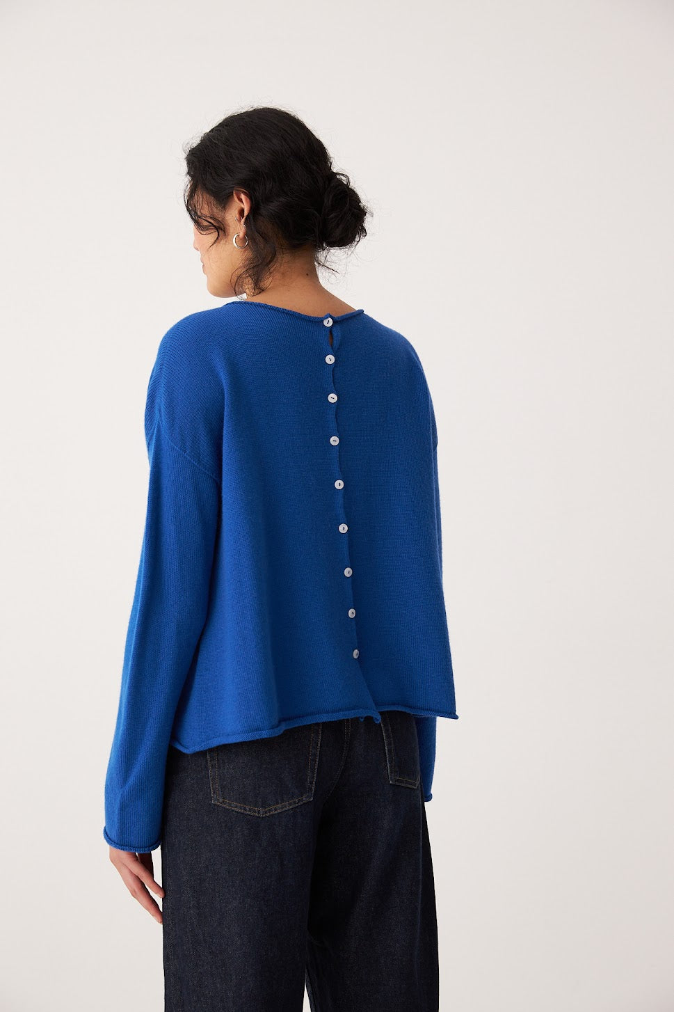 Francie Dolls Reversible Cardigan Azure