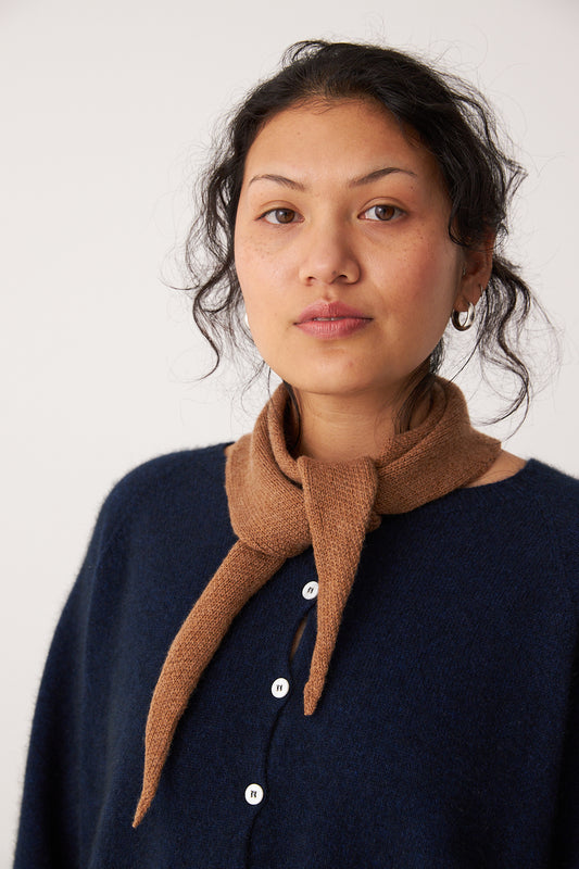 Francie Daisy Scarf Chestnut