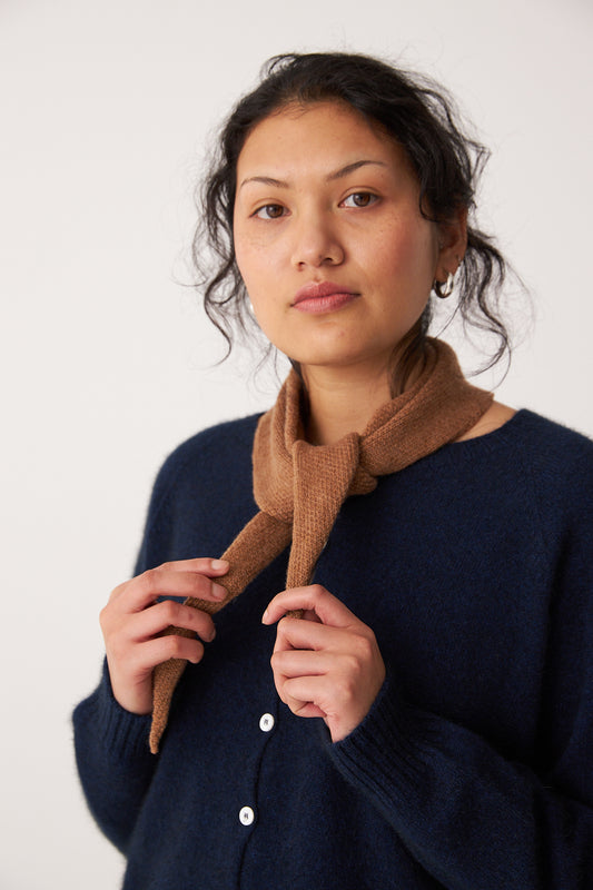 Francie Daisy Scarf Chestnut