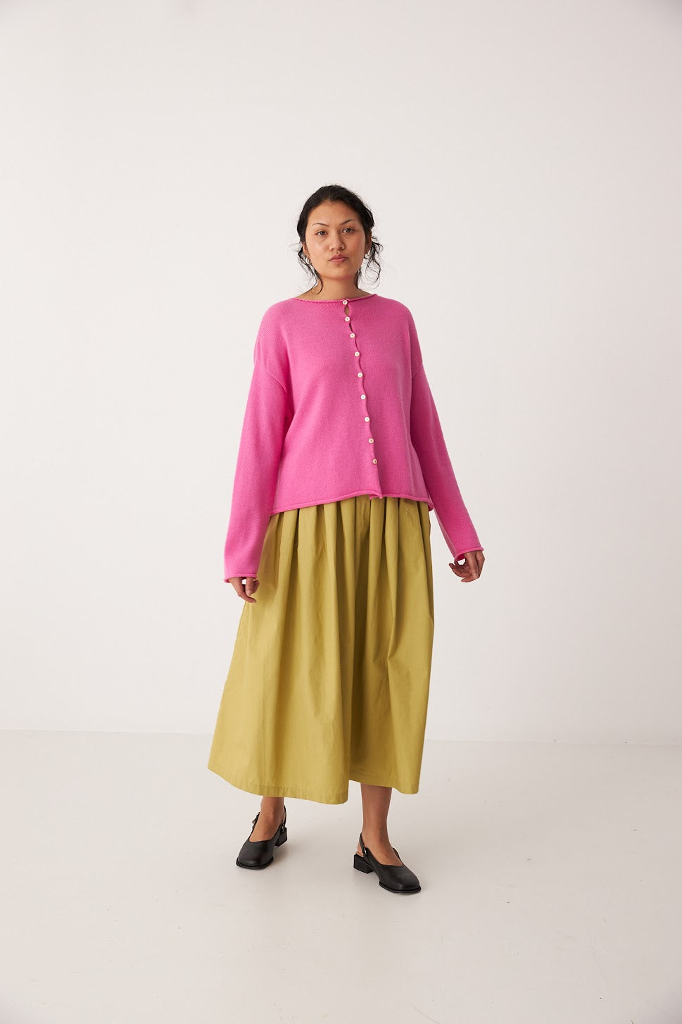 Francie Dolls Reversible Cardigan Rose Pink