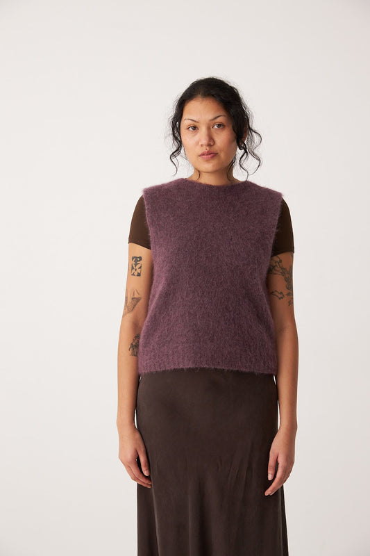 Francie Picnic Vest Orchid