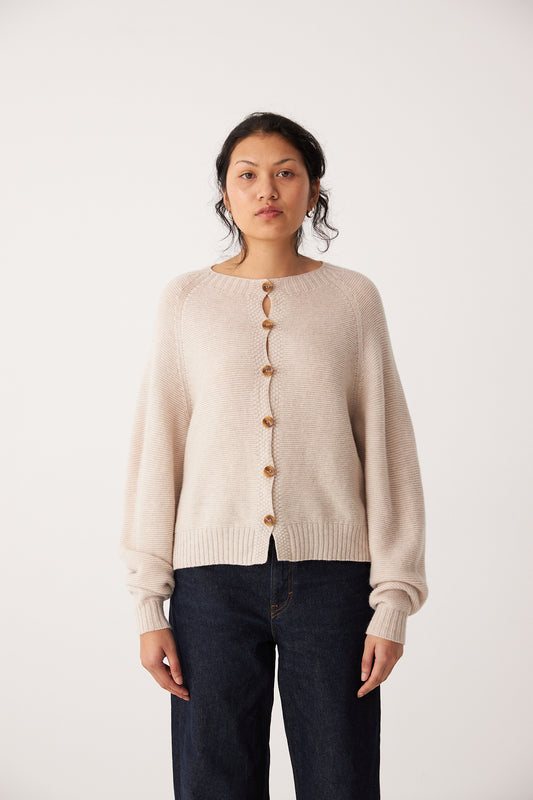 Francie Loft Cardigan Creme
