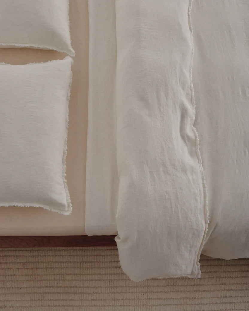 Hale Mercantile 'Flocca' Linen Duvet Cover