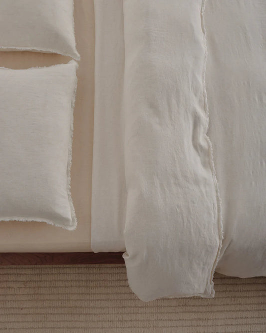 Hale Mercantile 'Flocca' Linen Duvet Cover
