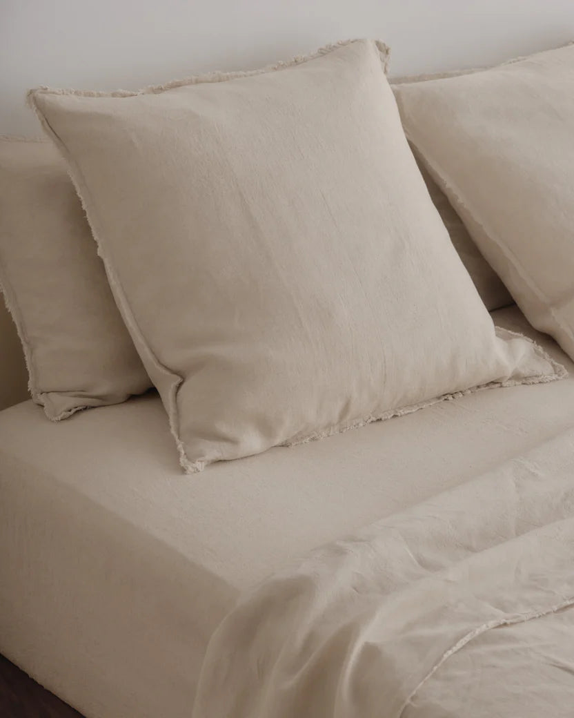 Hale Mercantile 'Flocca' Linen European Pillowcase