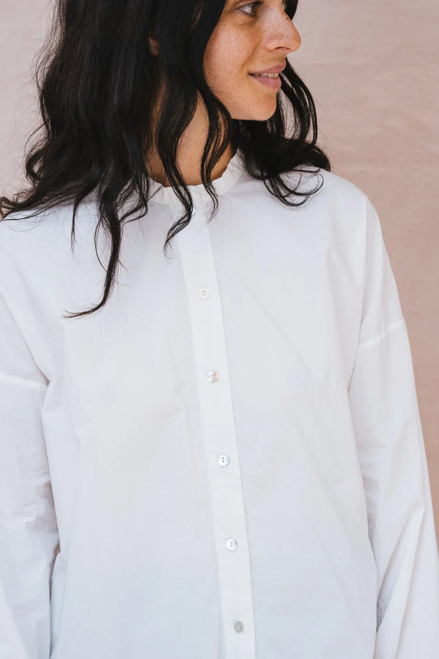 Sula Flowers Button Thru Shirt - Kilberry Cotton