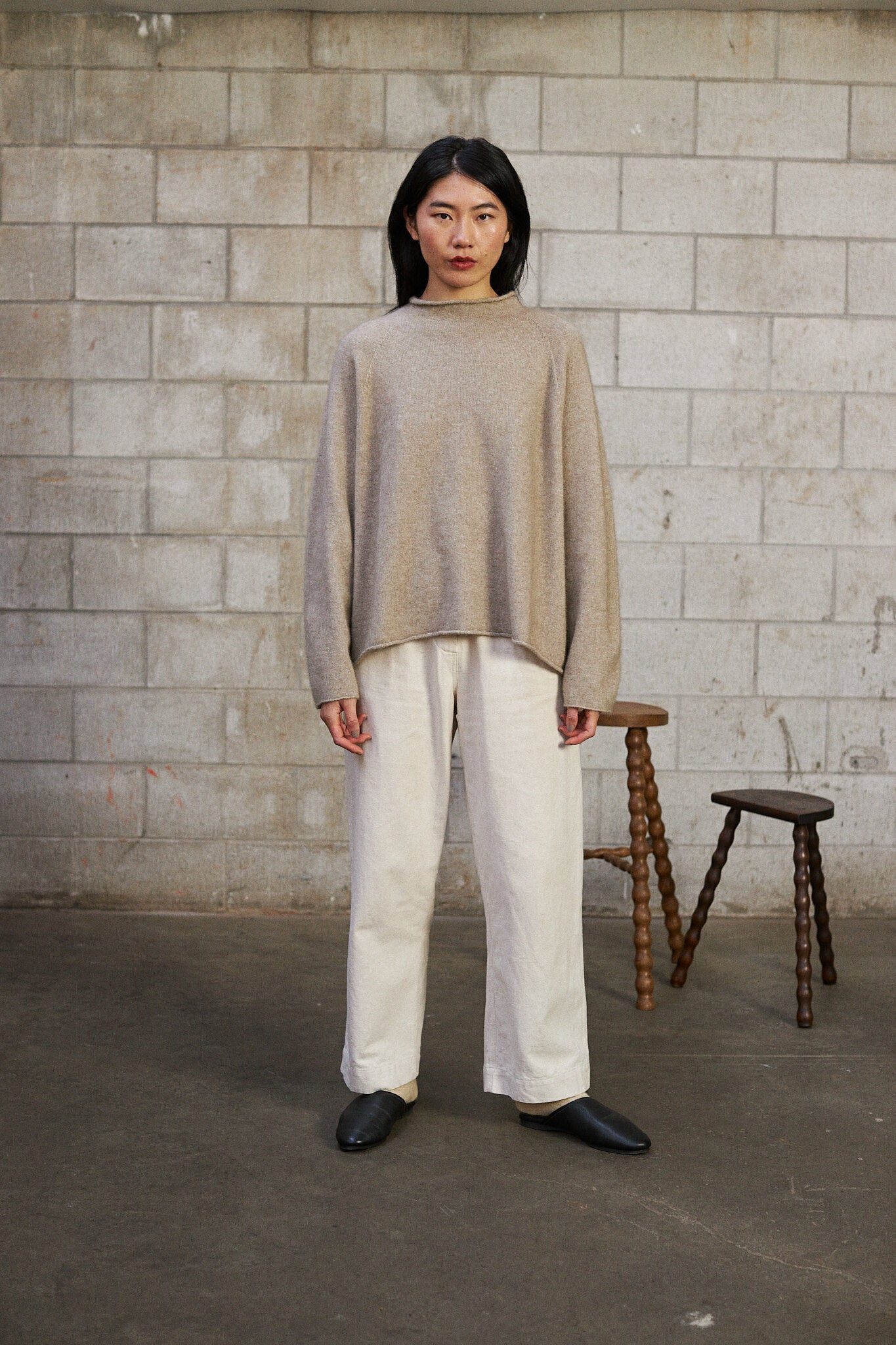 Francie Eclipse Knit Natural