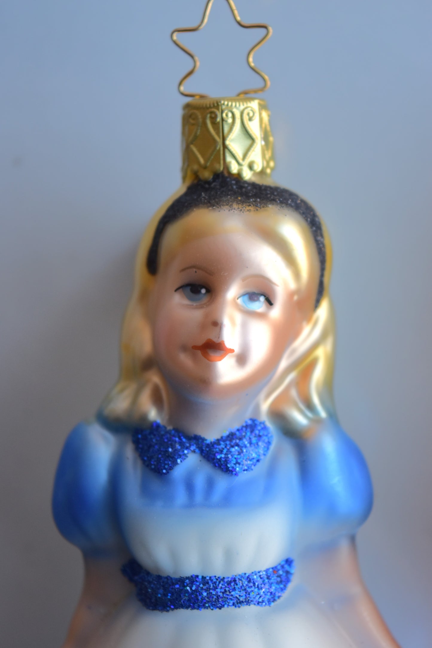 German Glass Christmas Ornament Set - Alice And Rabbit