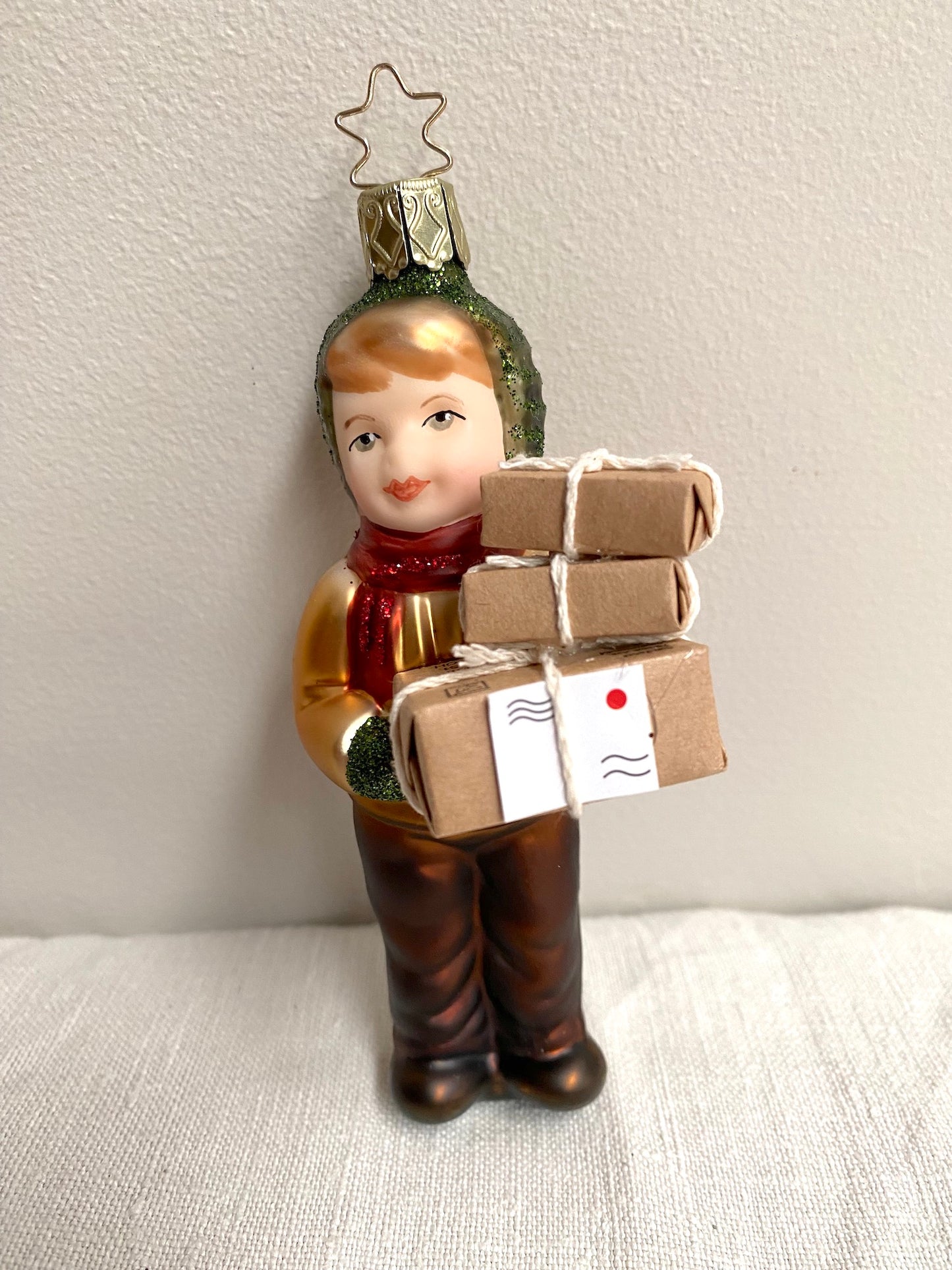 German Glass Christmas Ornament Set - Nostalgic Siblings