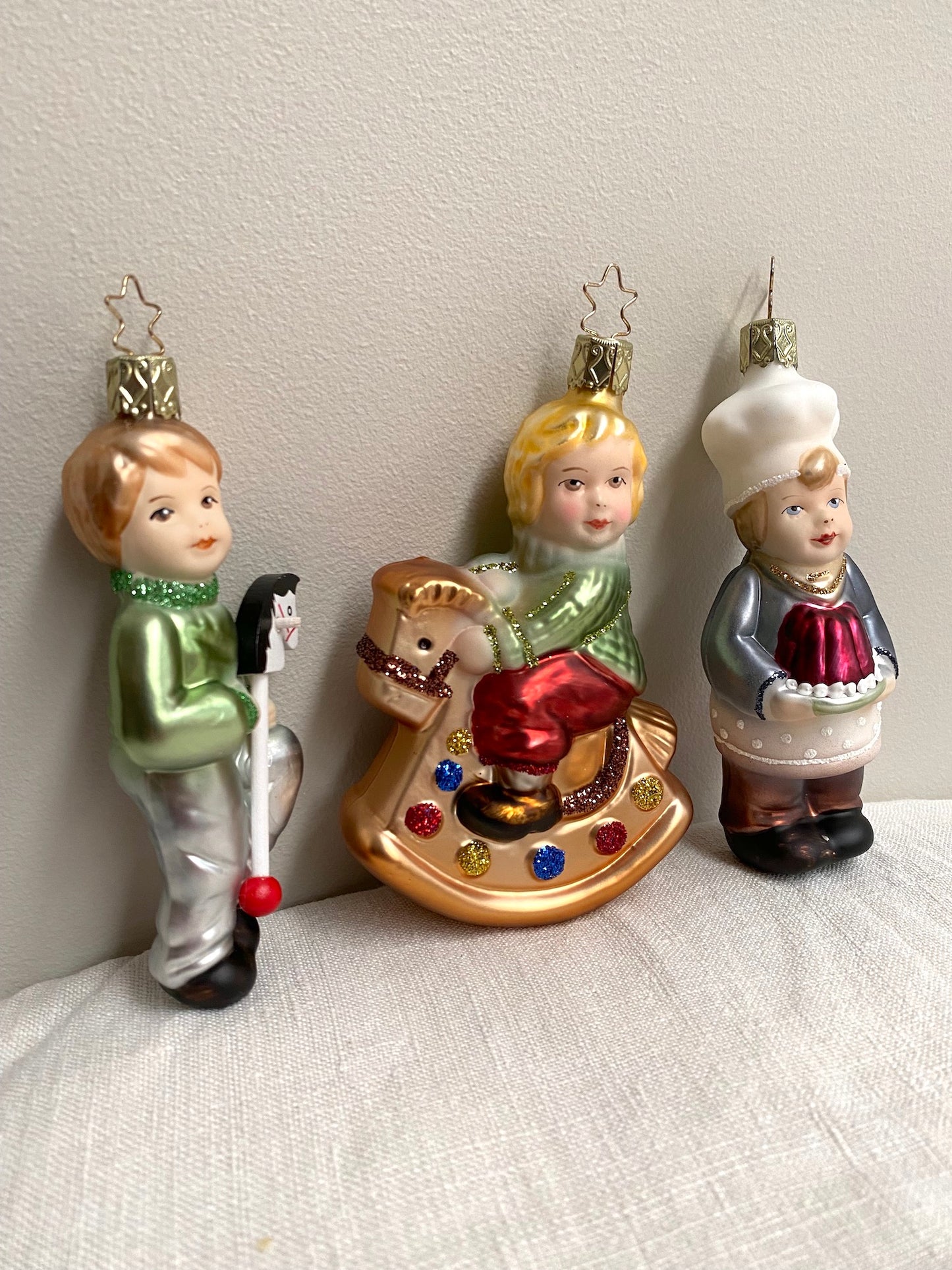 German Glass Christmas Ornaments - Nostalgic Children