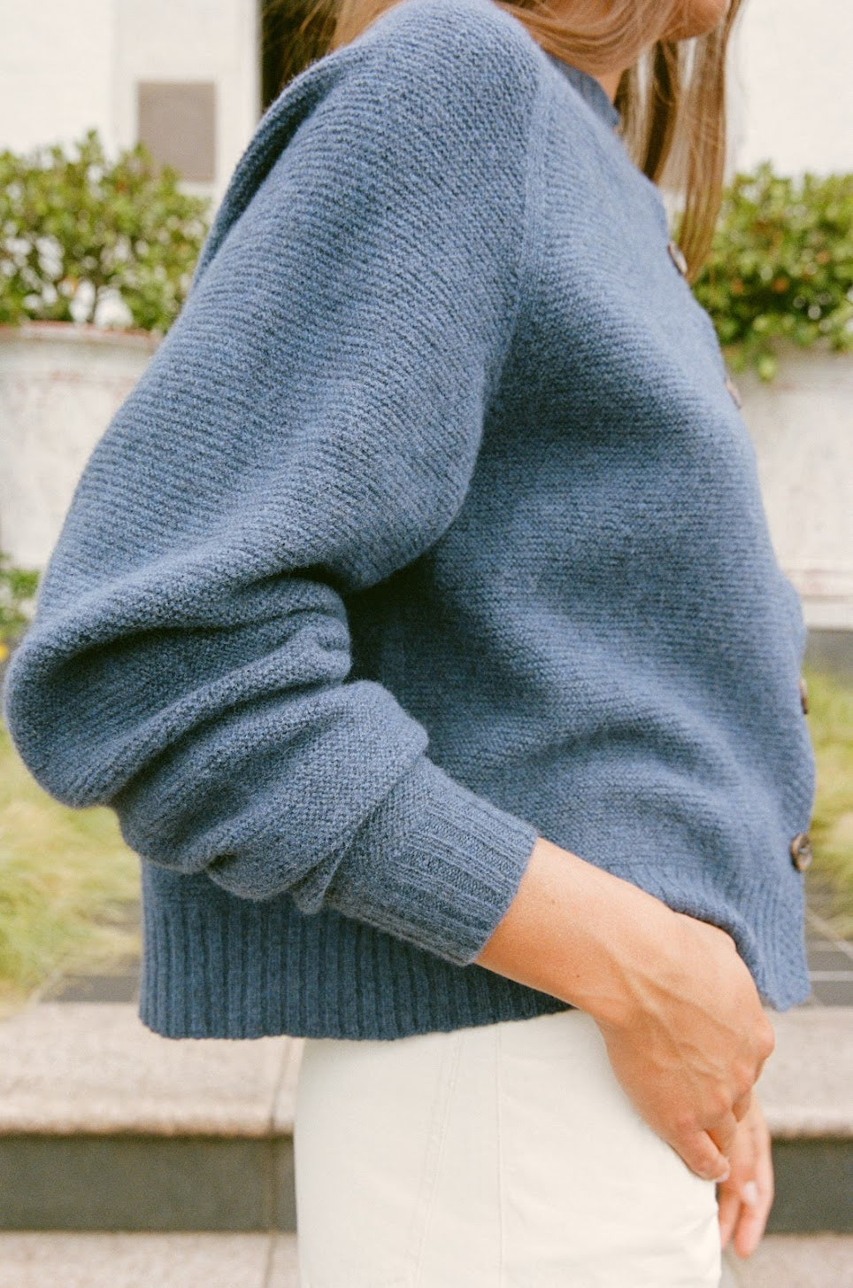 Francie Loft Cardigan Fiord Blue