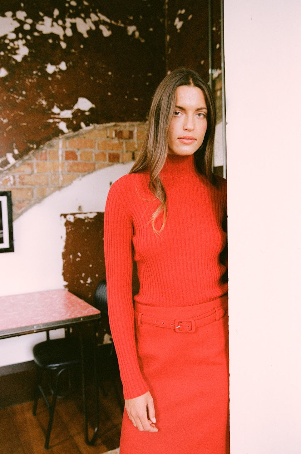 Francie Heart Turtle Neck