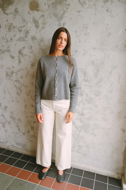 Francie Dusk Cardigan Granite