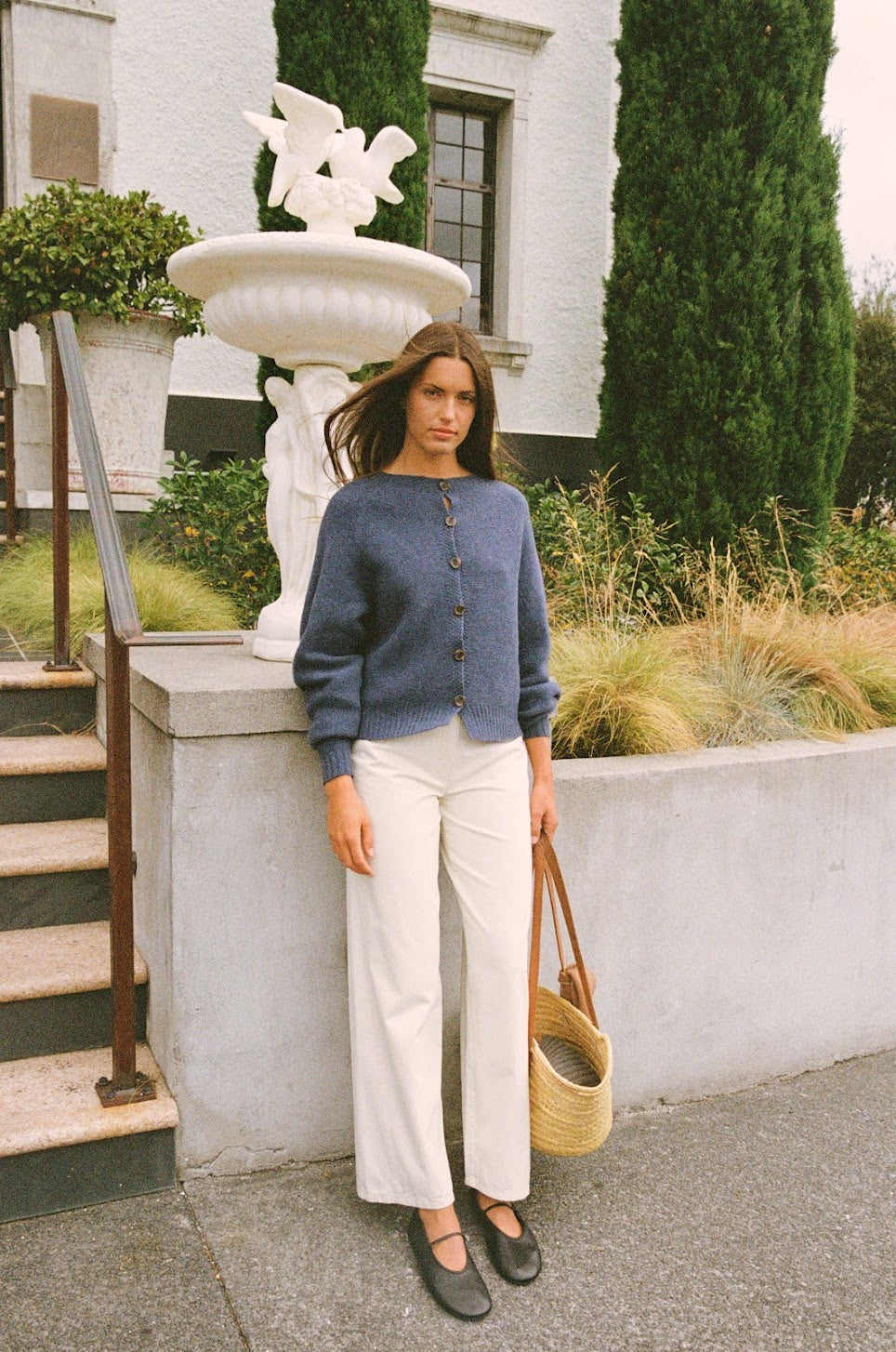 Francie Loft Cardigan Fiord Blue