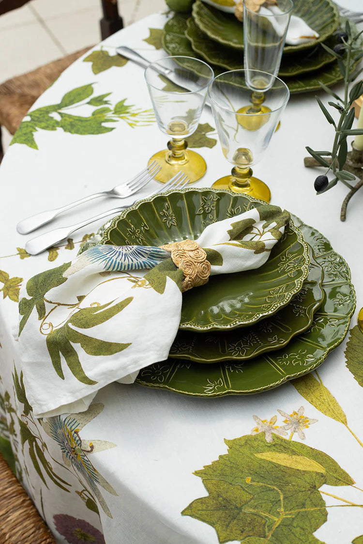 Summerill & Bishop 'Herb Garden' Round Linen Tablecloth